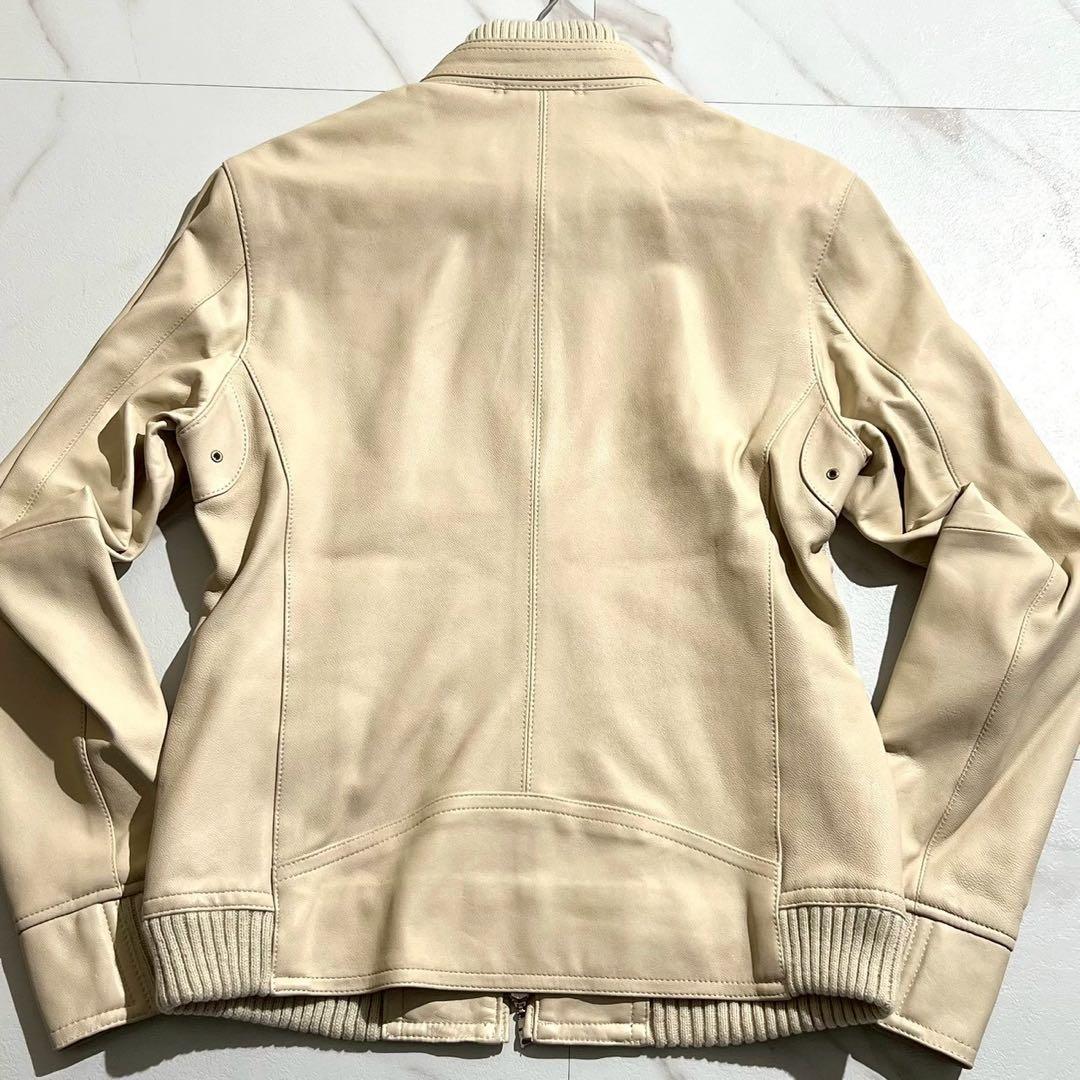 【極美品/S】LOVELESS ラブレス ラムレザー ライダース ジャケット