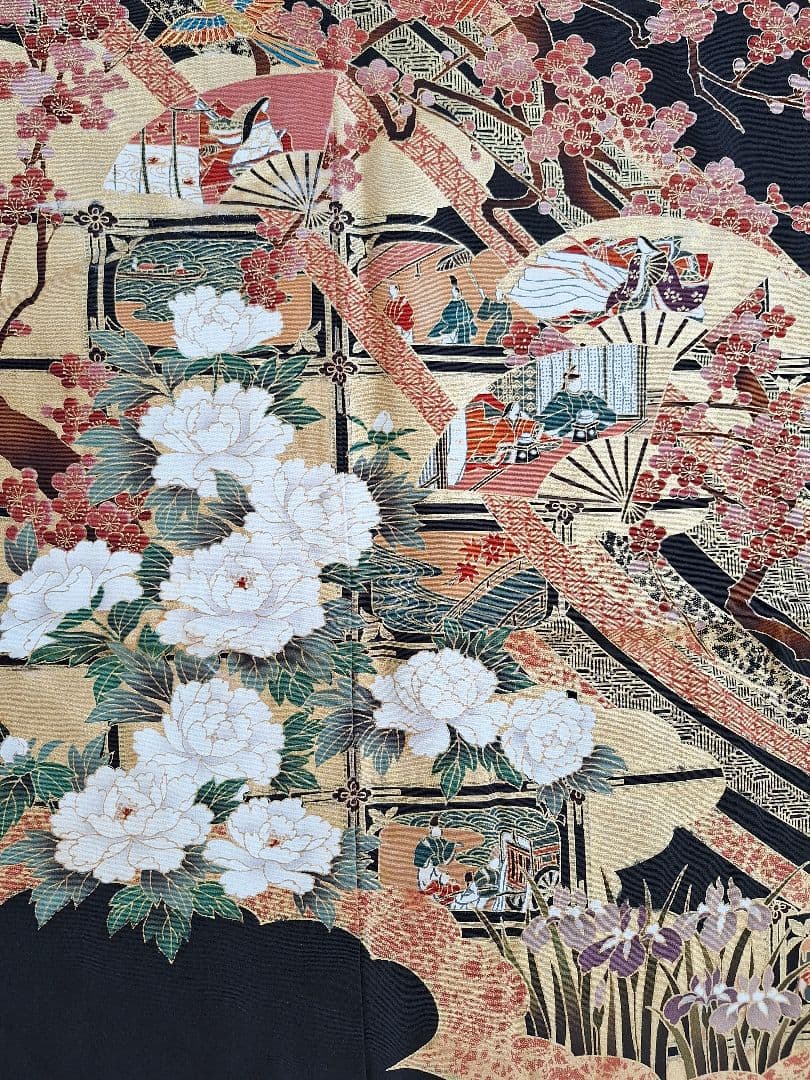 着物リメイクワンピース3702