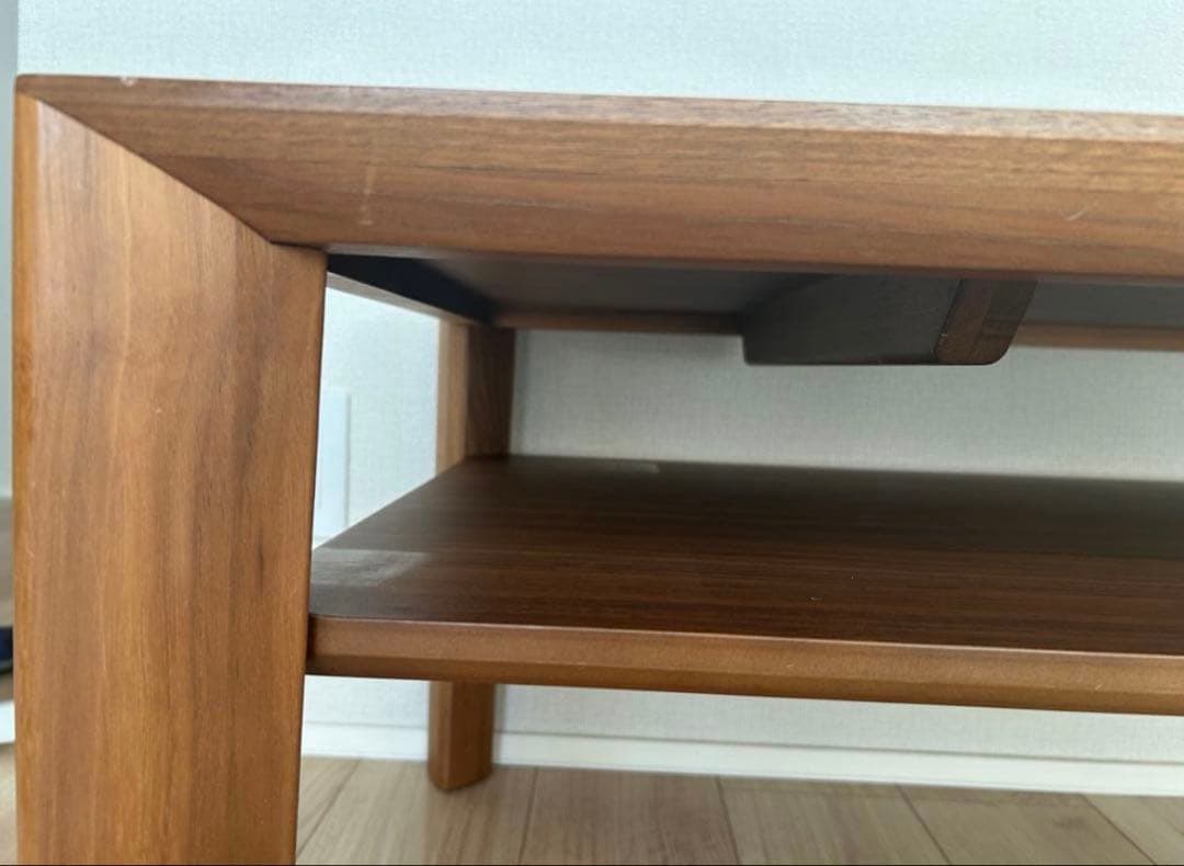 カリモク 木製 センターテーブル TU3785 ウォールナット ローテーブル