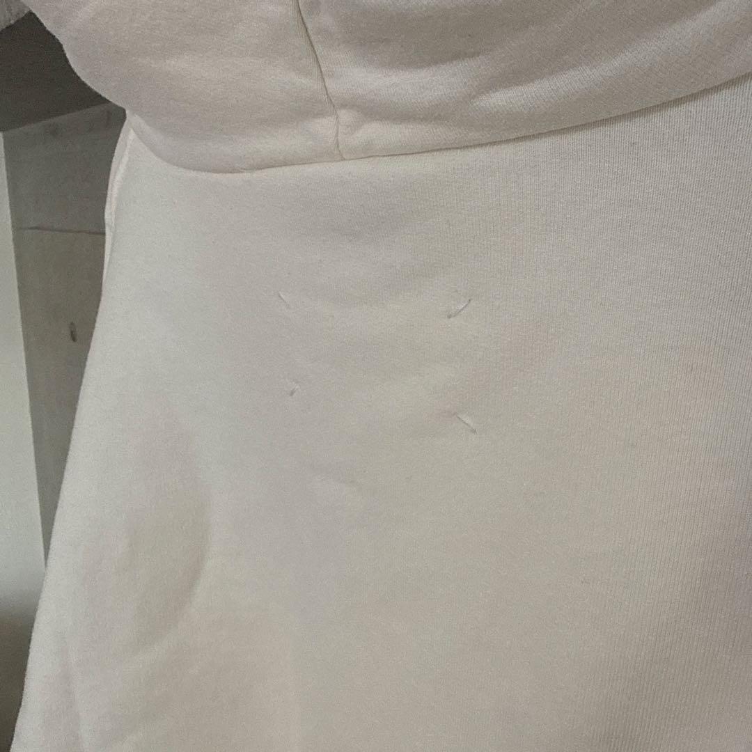 Maison Margiela 反転ロゴ ホワイトパーカー46