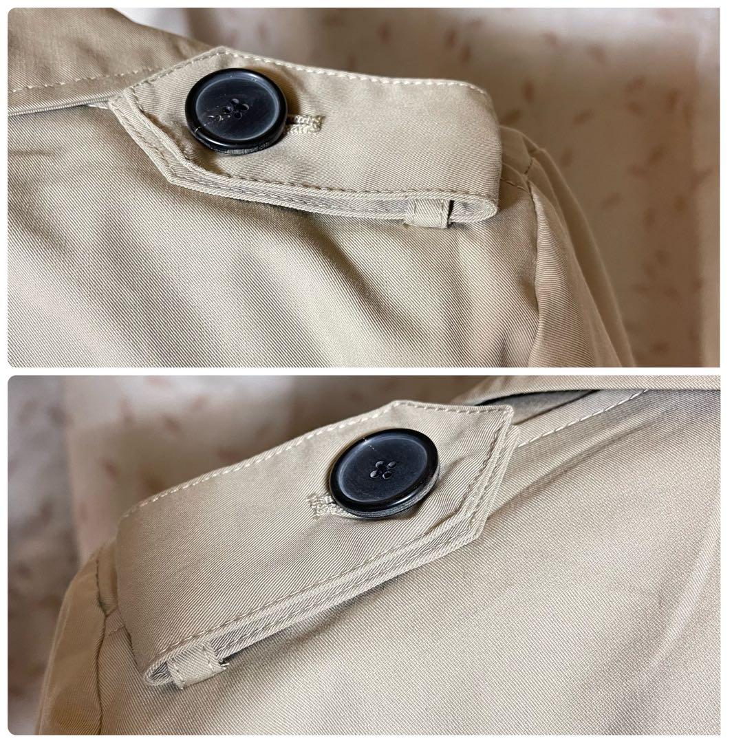 タグ付き　未使用　ZARA トレンチコート 花柄刺繍 ベルト付き ベージュ　M