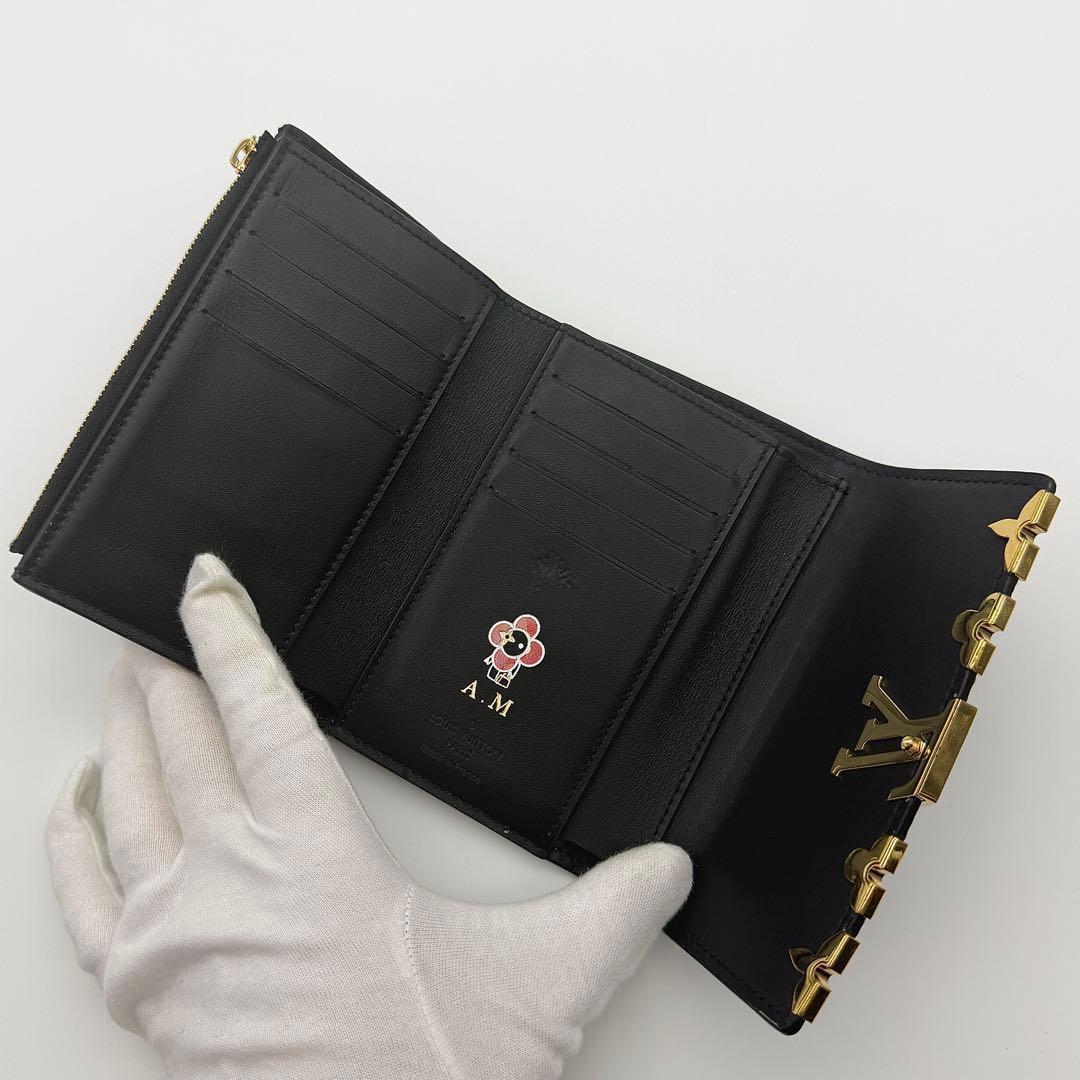 【ヴィヴィエンヌ刻印】ルイヴィトン ポルトフォイユ カプシーヌ コンパクト