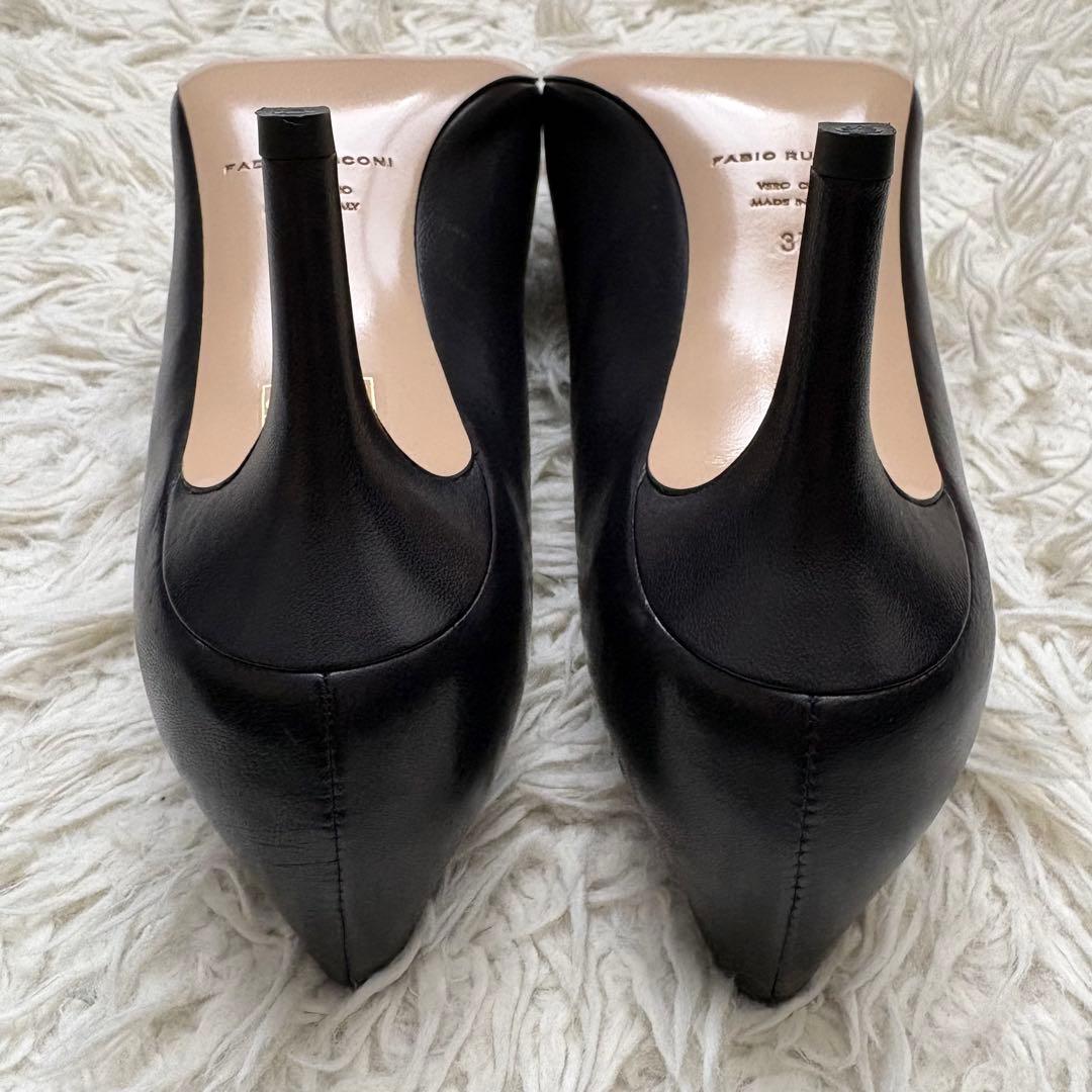未使用級　ファビオルスコーニ レザーパンプス ポインテッドトゥ イタリア製　37