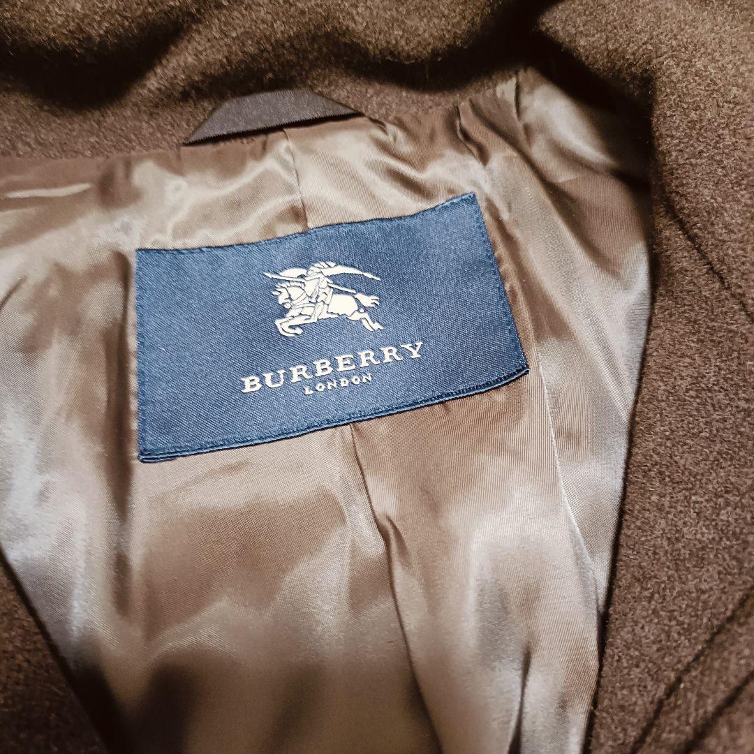 美品✨️BURBERRY LONDON　ウールコートアンゴラ混　XL　大きめ