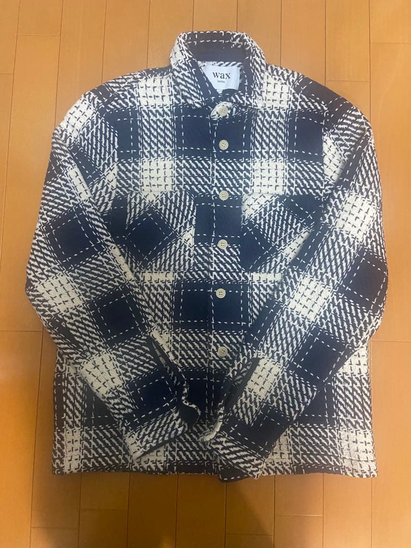 【ワックスロンドン】WHオーバーシャツ｜シャツジャケット　希少　MARINE