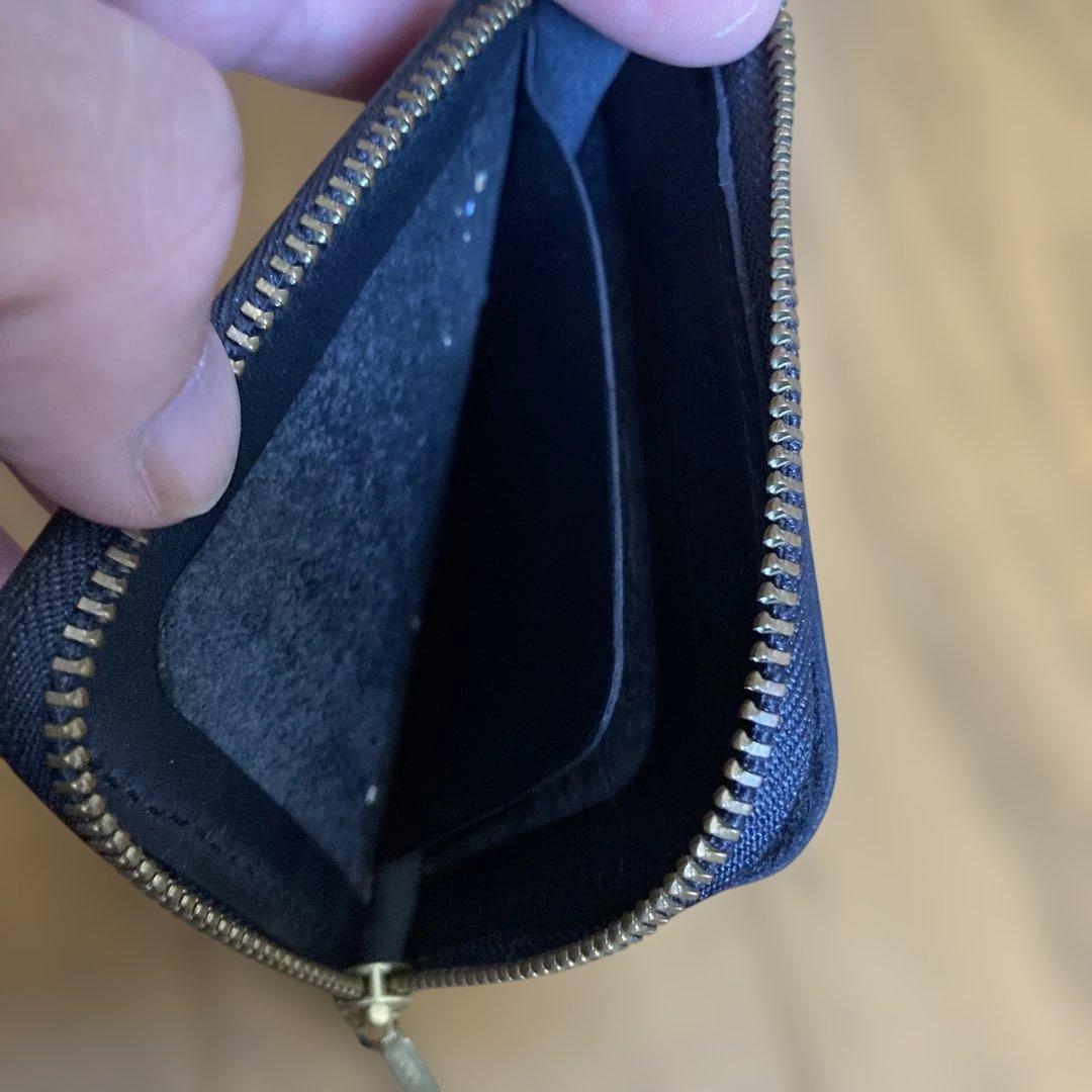 未使用　HTC 財布　L型　MINI wallet ターコイズ　スタッズ