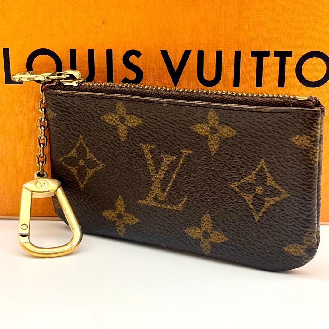 ルイヴィトン モノグラム ポシェットクレ ケース 正規品 本物 男女兼用
