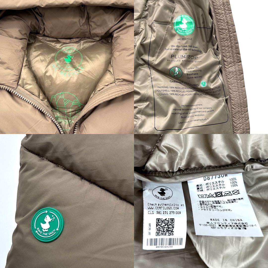 新品同様】セーブザダック ロングダウンベスト フーデッド　コート　 ジャケット