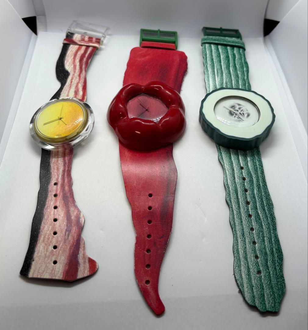 swatch 腕時計　赤パプリカ ズッキーニ ベーコン　希少
