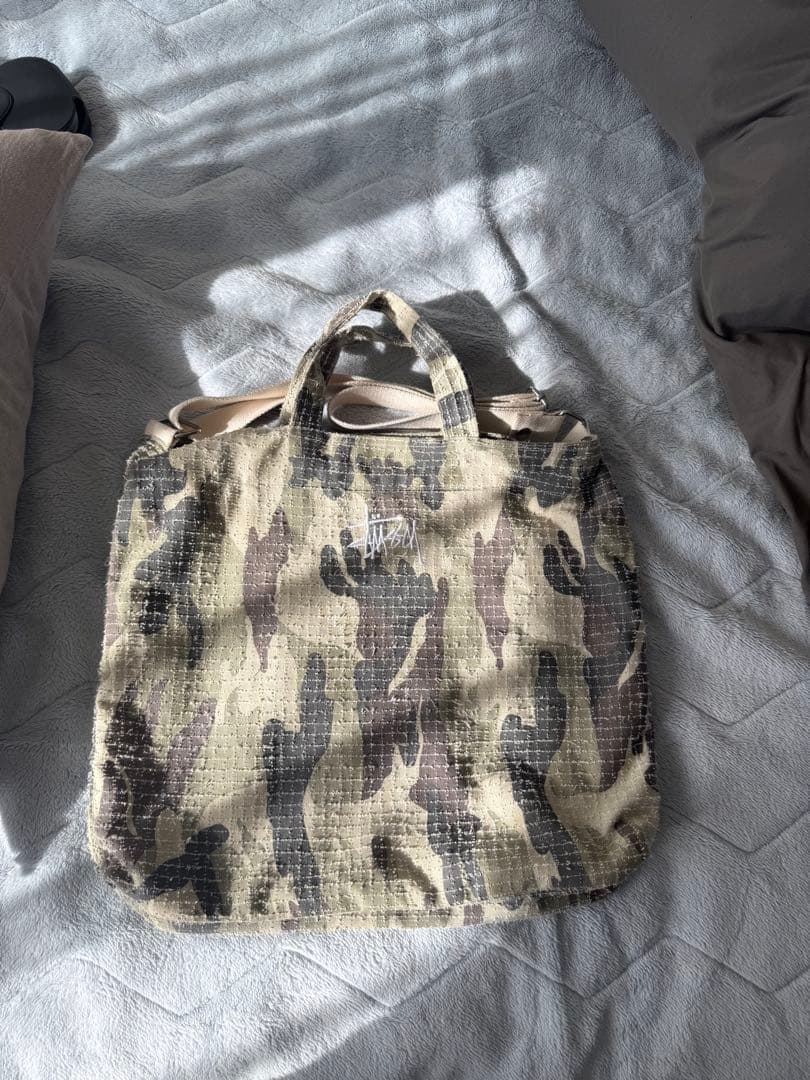 バッグ Stussy NEEDLE PUNCH CROSSBODY BAG camo