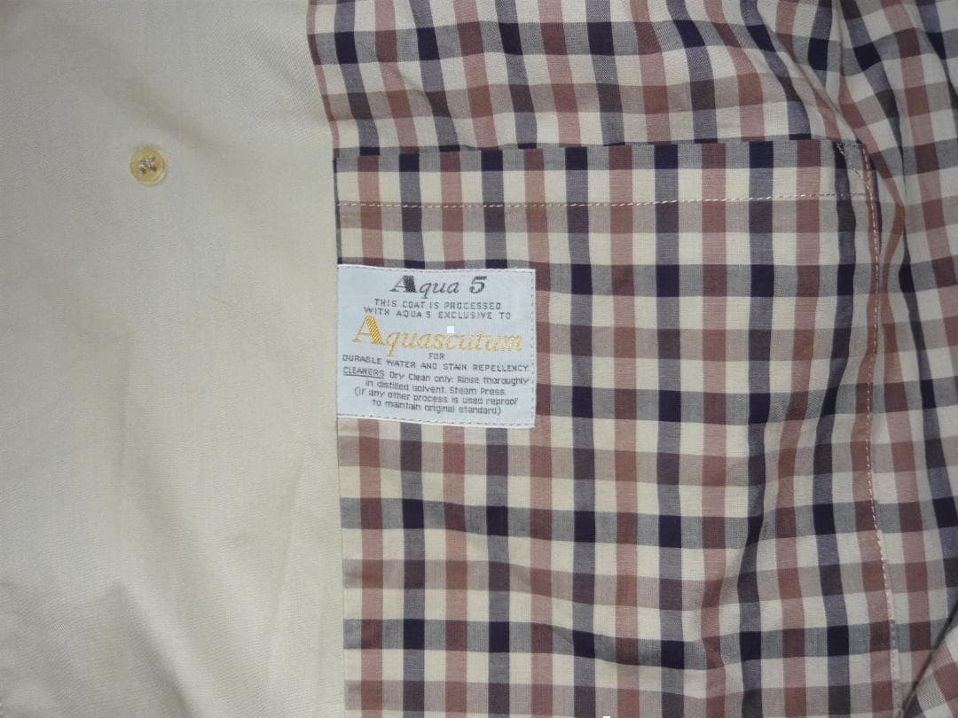 【ヴィンテージ 】Aquascutum 　アクアスキュータム　バルマカーンコート
