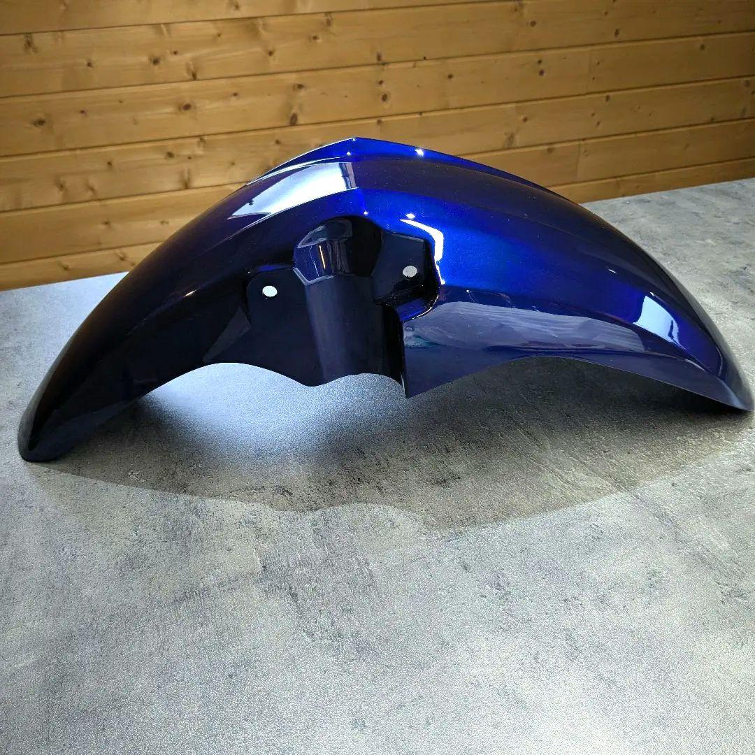 未使用品 SUZUKI GSX 1400 バイク フロントフェンダー ブルー