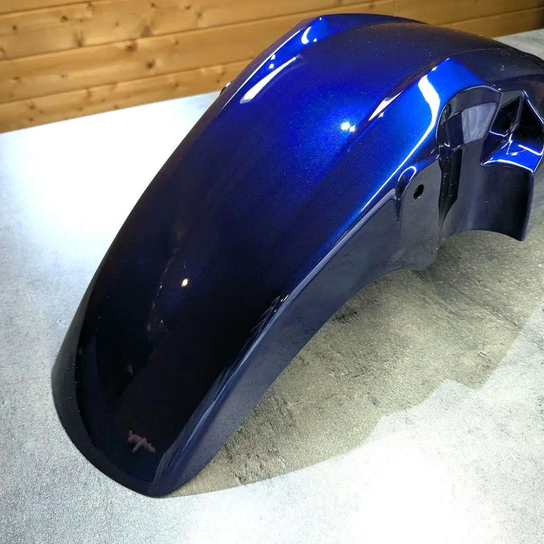 未使用品 SUZUKI GSX 1400 バイク フロントフェンダー ブルー