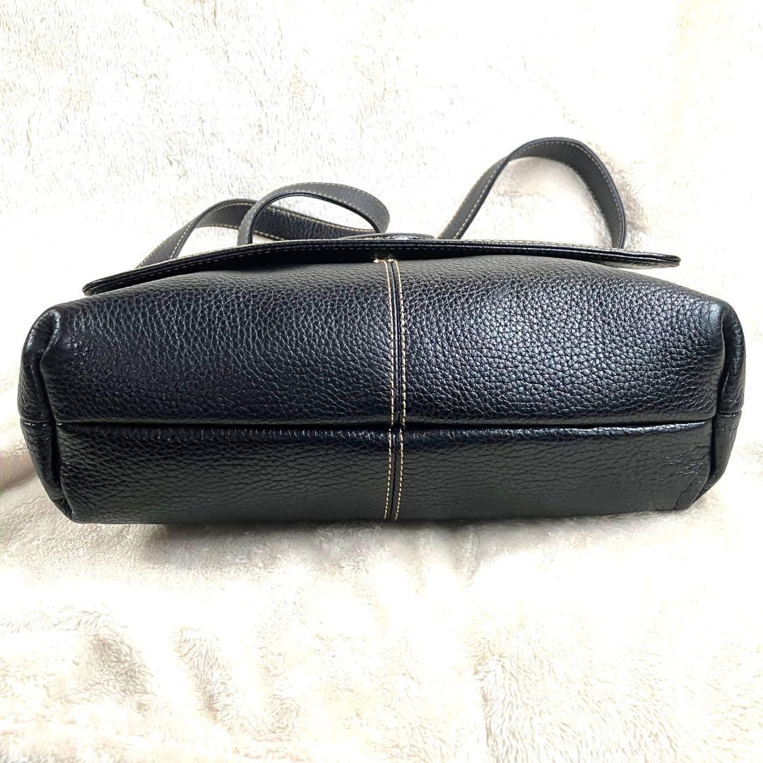 【美品✨】GIVENCHY ジバンシー 本革 ショルダーバッグ メッセンジャー黒