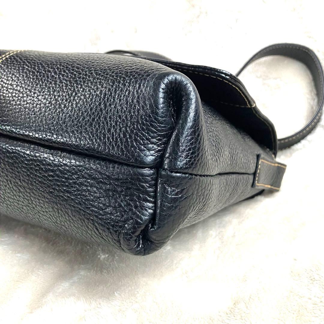 【美品✨】GIVENCHY ジバンシー 本革 ショルダーバッグ メッセンジャー黒