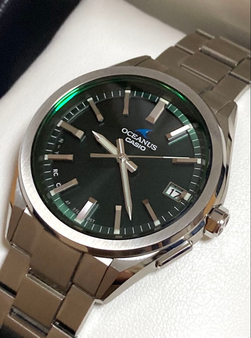 美品！希少！グリーン OCEANUS オシアナス OCW-T200S-3AJF