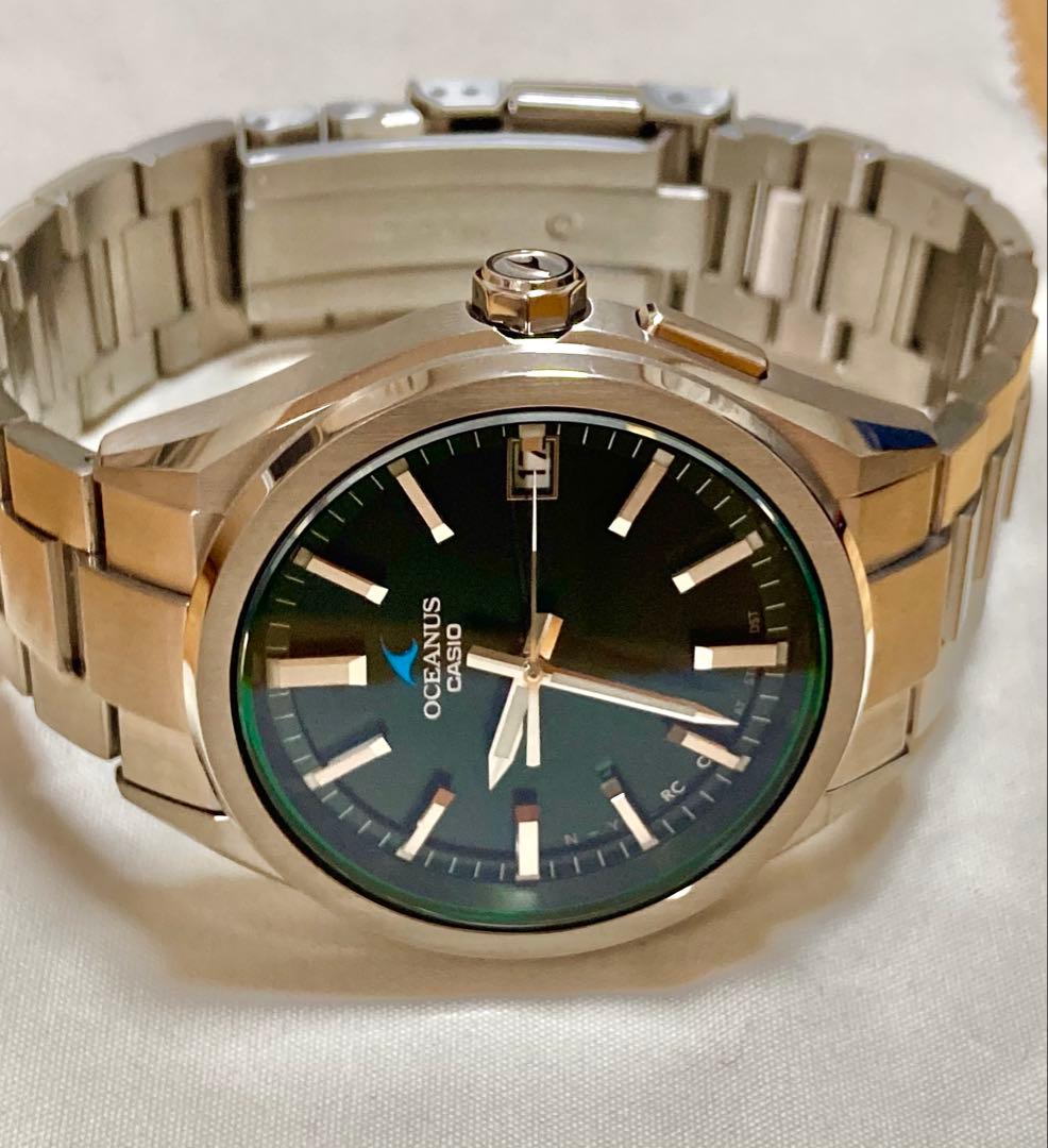 美品！希少！グリーン OCEANUS オシアナス OCW-T200S-3AJF