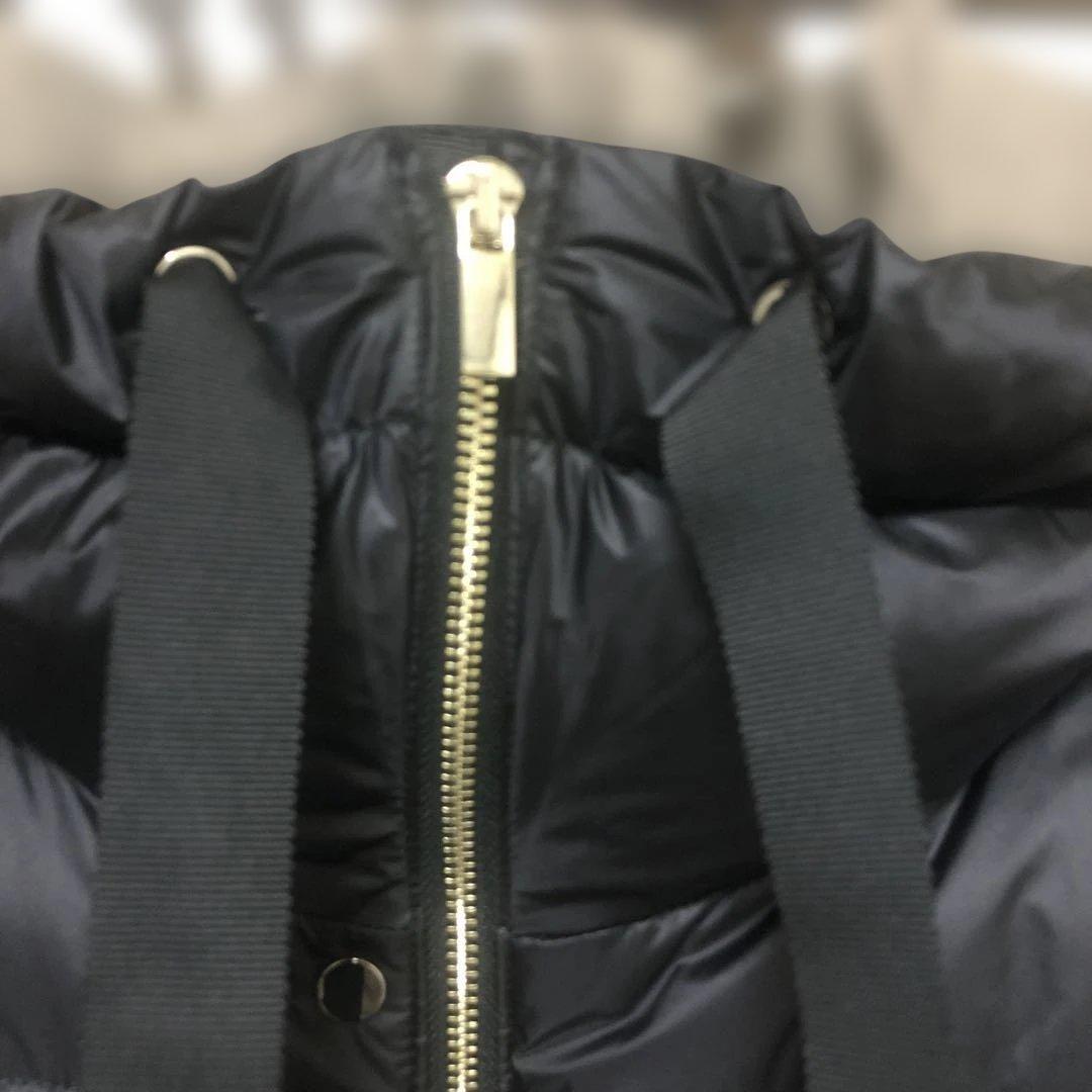 美品✨ドゥクラッセダウンジャケット艶AirダウンスタンドカラーコートXL大きめ黒