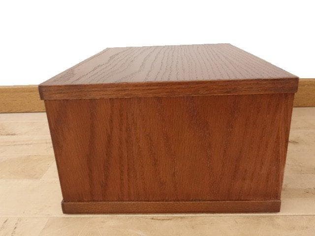 北海道手作り家具　ナラ（楢）材　 Ａ４小引出２Ｆ　勇峰工芸（新）