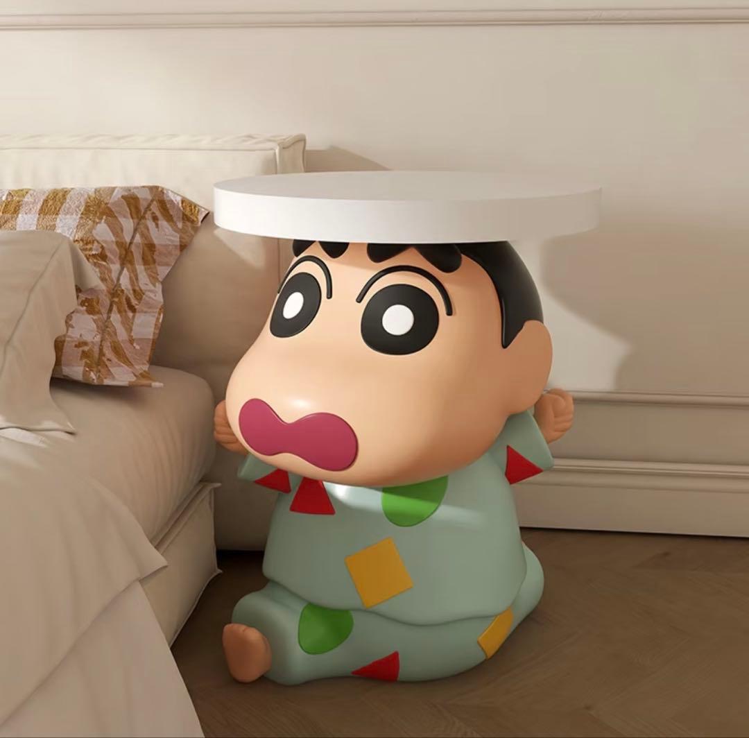 クレヨンしんちゃん　サイドテーブル　置物