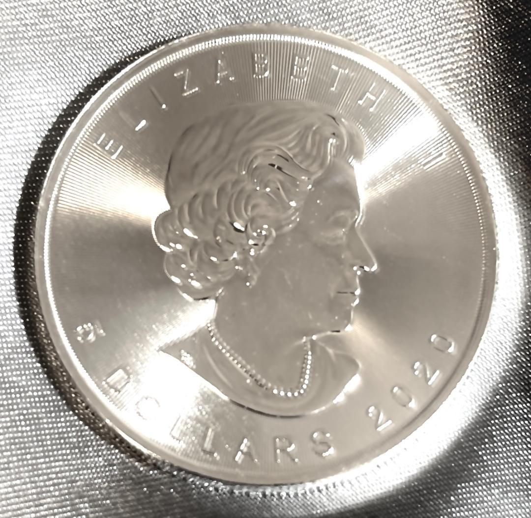 Banksy専用2020 カナダ メイプルリーフ 銀貨 1オンス 38mm