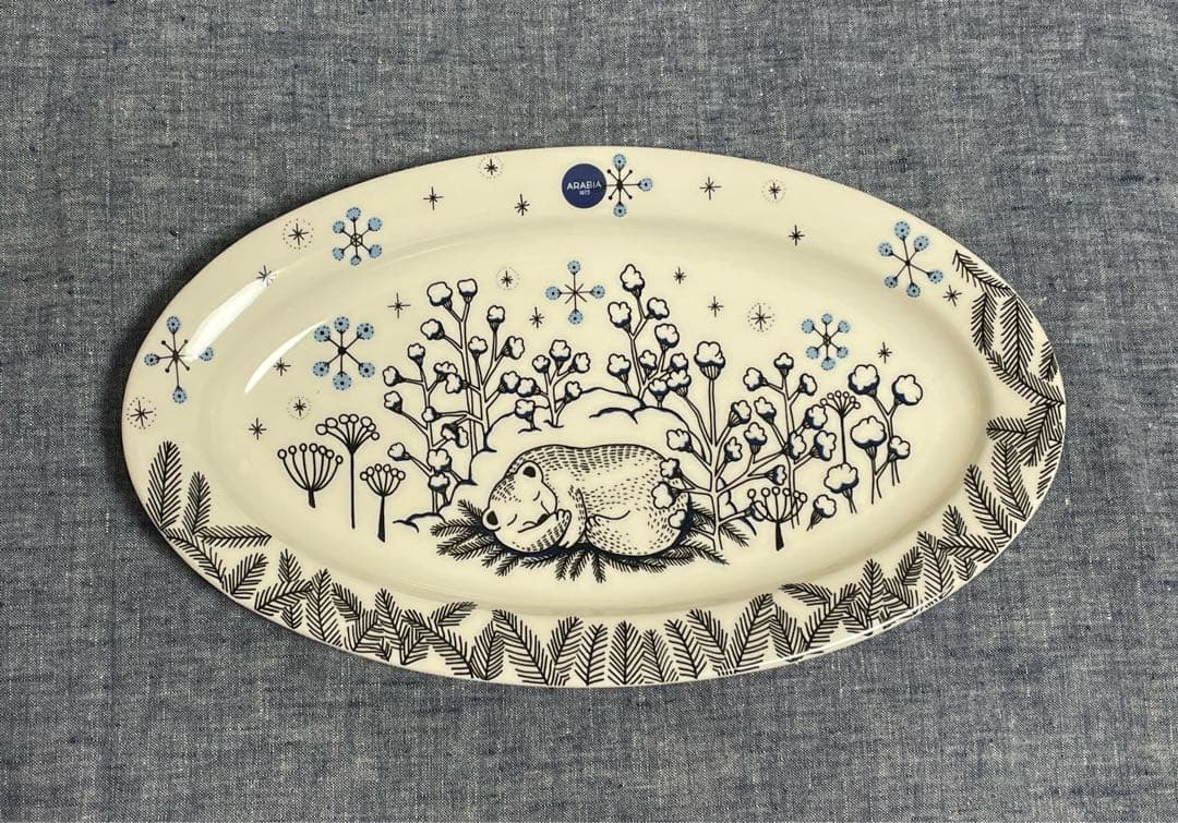 【アラビア】ピーロパイッカ パッカネン オーバルプレート 30cm
