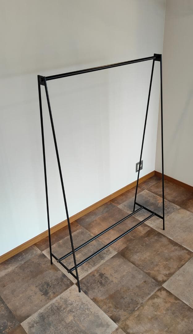 アイアン ハンガーラック 下段２本 店舗什器 コートスタンド 分解 スチール