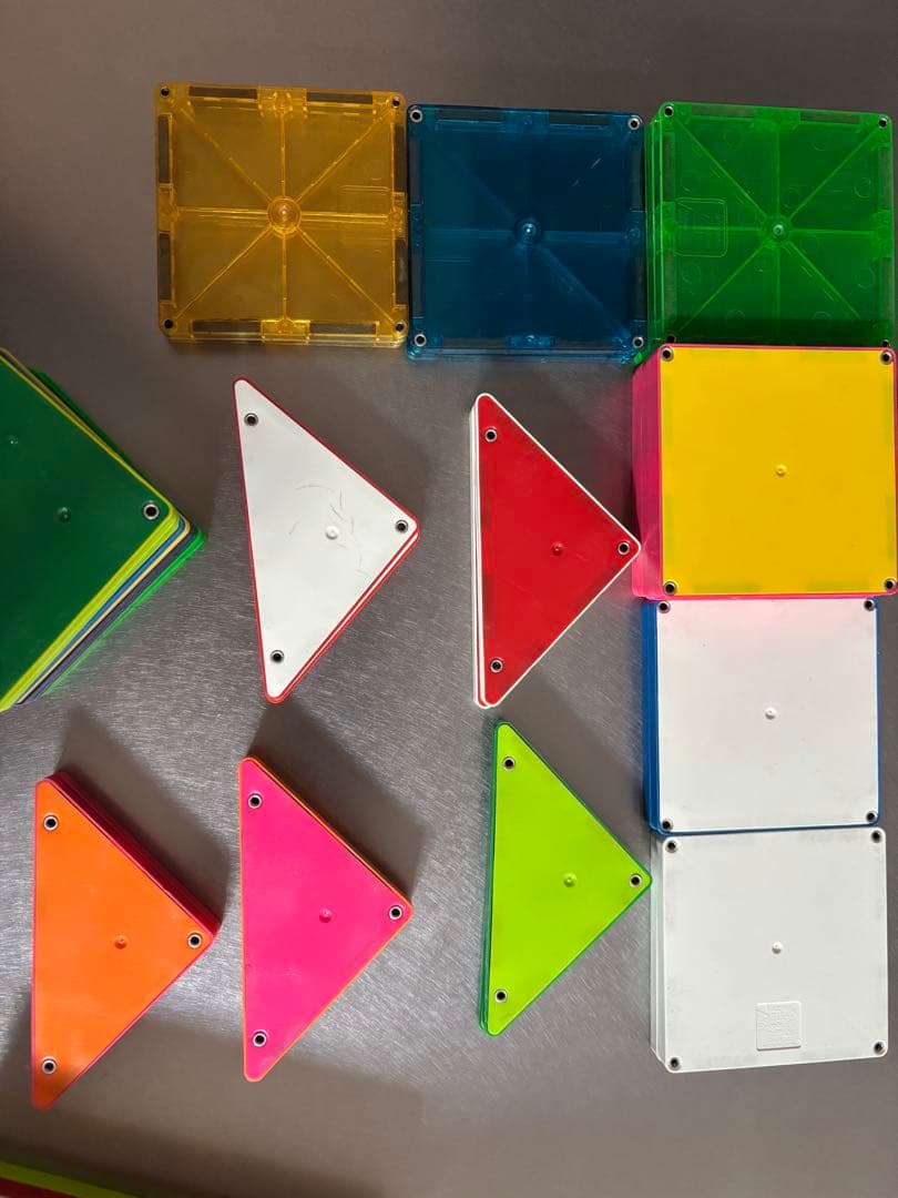 132パーツ　ピタゴラス　知育玩具　立体パズル
