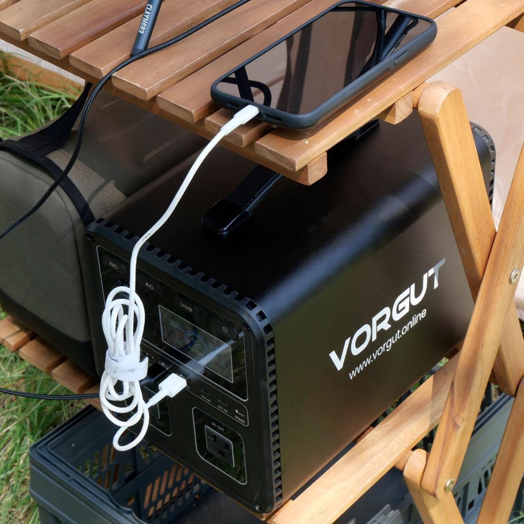 【全国一律送料無料】ポータブル電源 充電式 移動バッテリー 1200W（黒）
