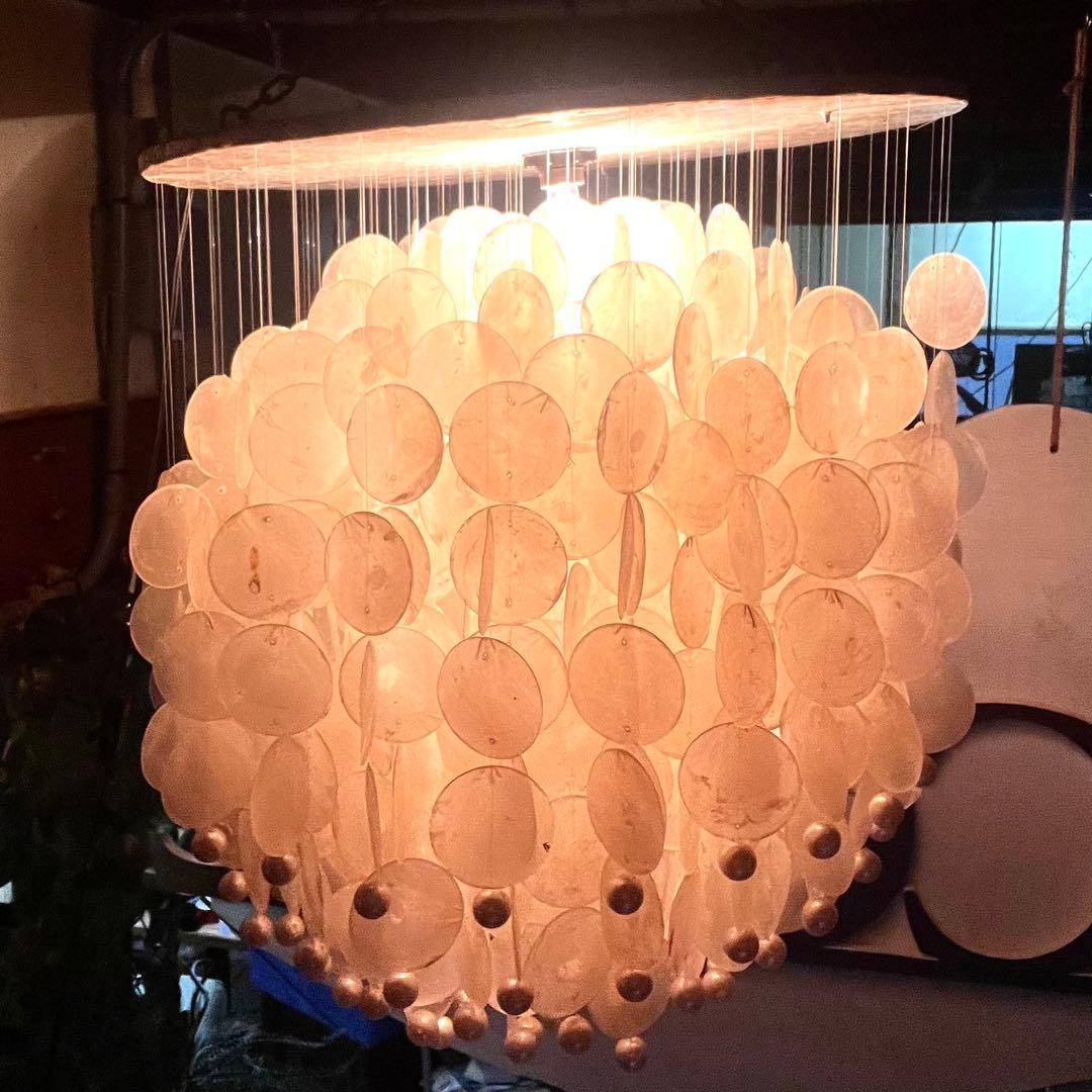 カスピシェル ウィンドチャイム シェルチャイム 照明 インテリア