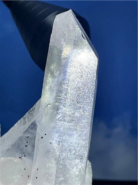 ◆超強いパワー(藍針入り)天然水晶クラスターB89B6/207B47A