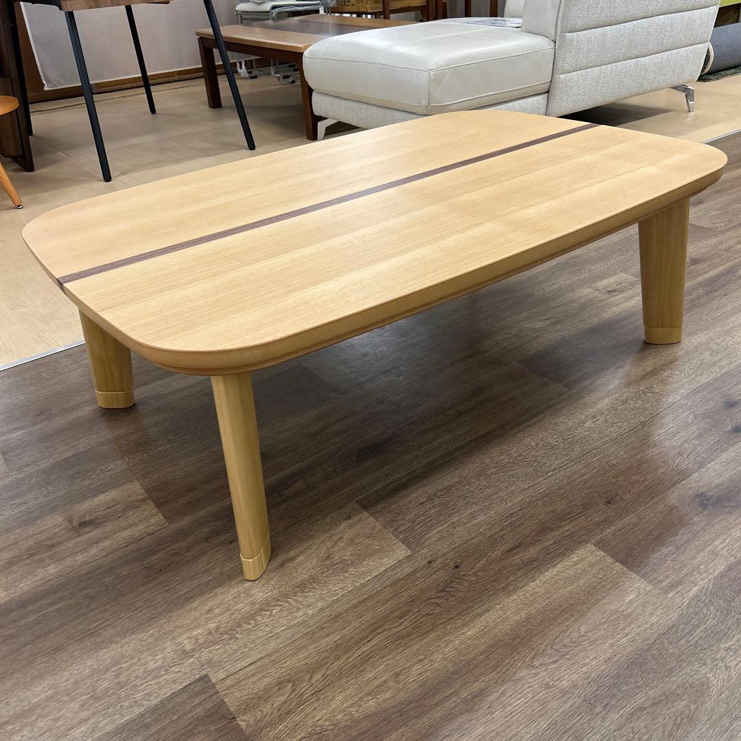 新品☆おしゃれな家具調コタツ 国産こたつ 暖卓 継脚 楕円 長方形 洋風こたつ