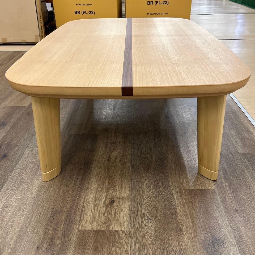 新品☆おしゃれな家具調コタツ 国産こたつ 暖卓 継脚 楕円 長方形 洋風こたつ