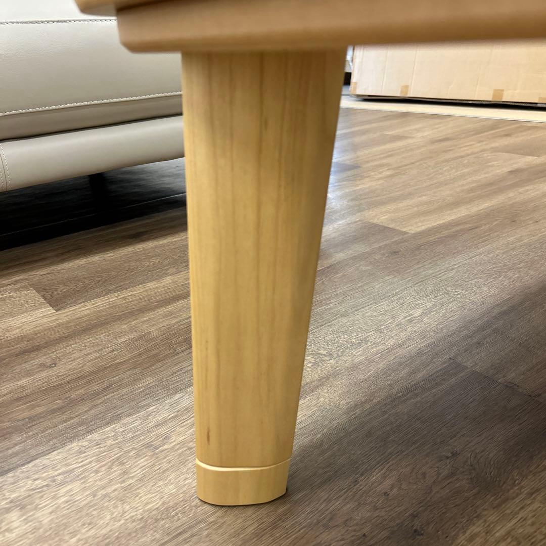 新品☆おしゃれな家具調コタツ 国産こたつ 暖卓 継脚 楕円 長方形 洋風こたつ