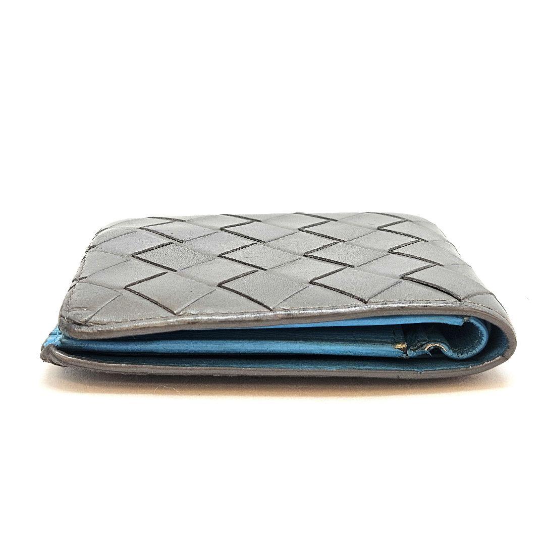 BOTTEGAVENETA ボッテガ 2つ折り財布 イントレチャート ウォレット
