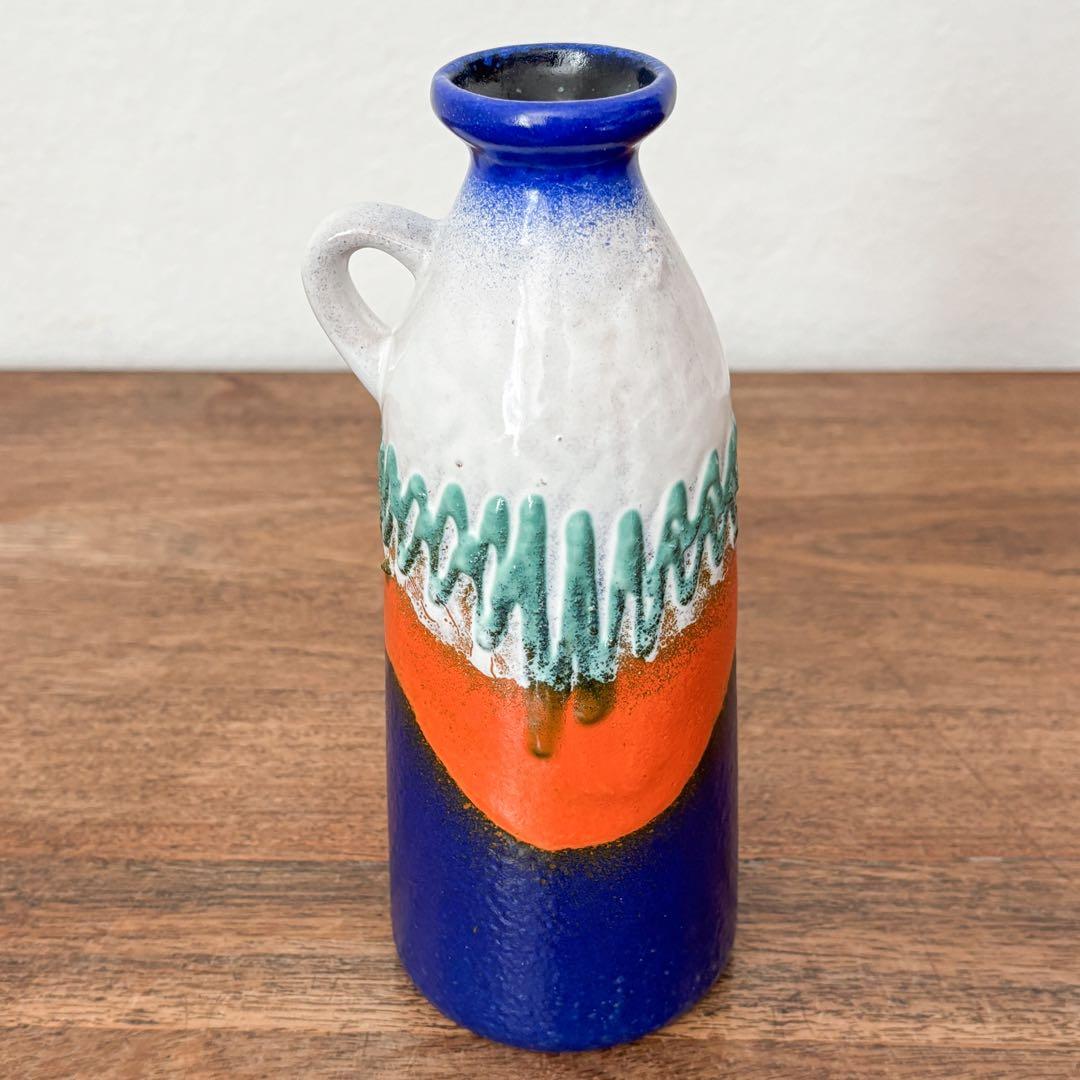 【東ドイツ Strehlaのジャグ花瓶】ミッドセンチュリー 384