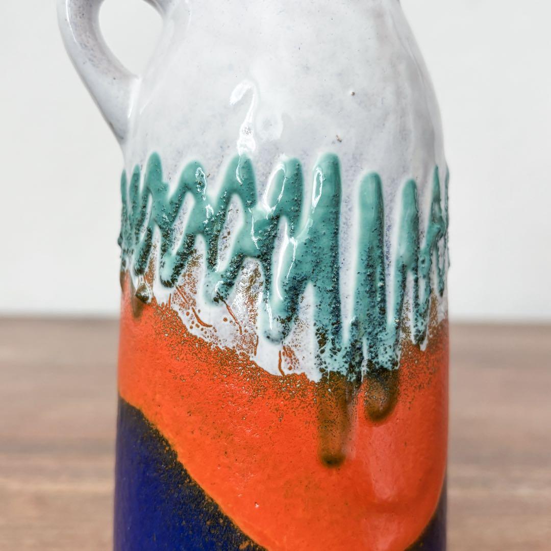 【東ドイツ Strehlaのジャグ花瓶】ミッドセンチュリー 384