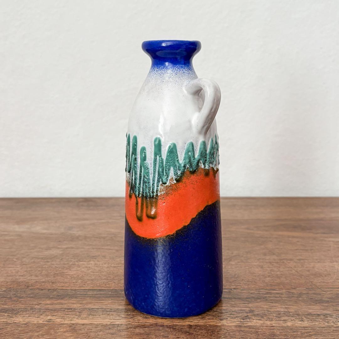 【東ドイツ Strehlaのジャグ花瓶】ミッドセンチュリー 384