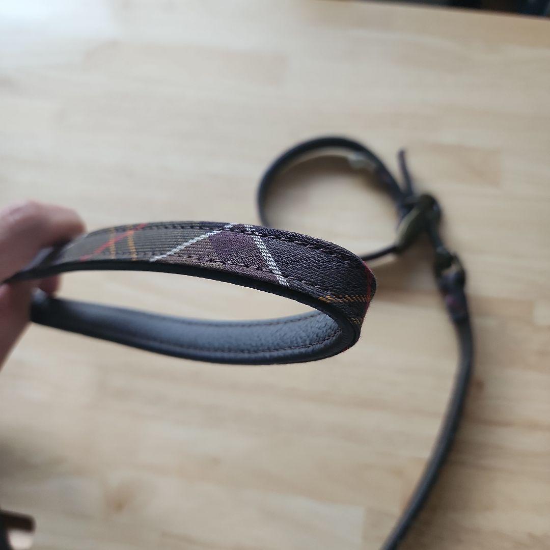 Barbour タータンチェック柄　犬用首輪・リードセット