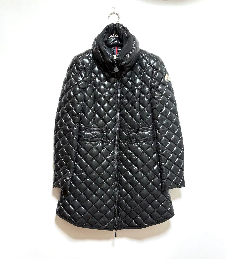正規品 モンクレール ダウン ジャケット ロング 最高級 上質 コート 黒 0