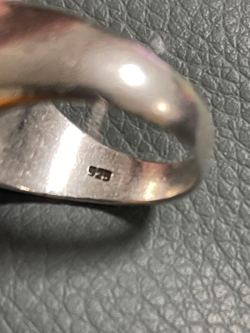Stussy シルバー　925 LINK RING ビンテージ