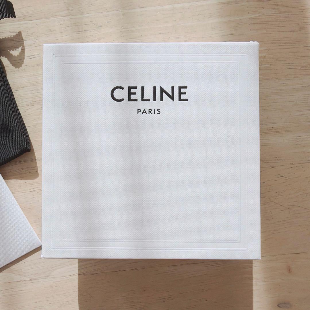 【新品未使用】CELINE レイユール シュシュ / シルク＆ゴールド