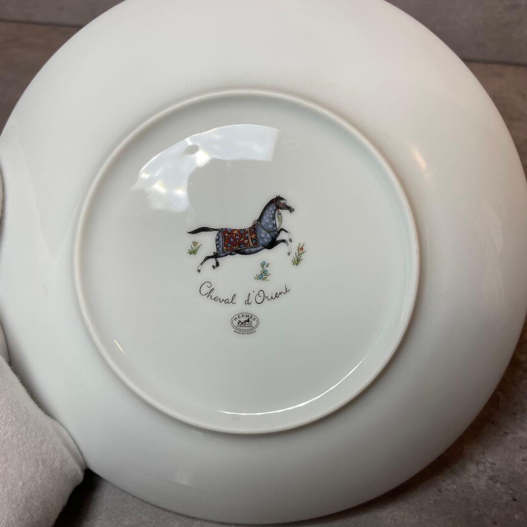 【極美品】エルメス HERMES 皿 陶器 シュヴァルドリアン 馬柄プレート2枚