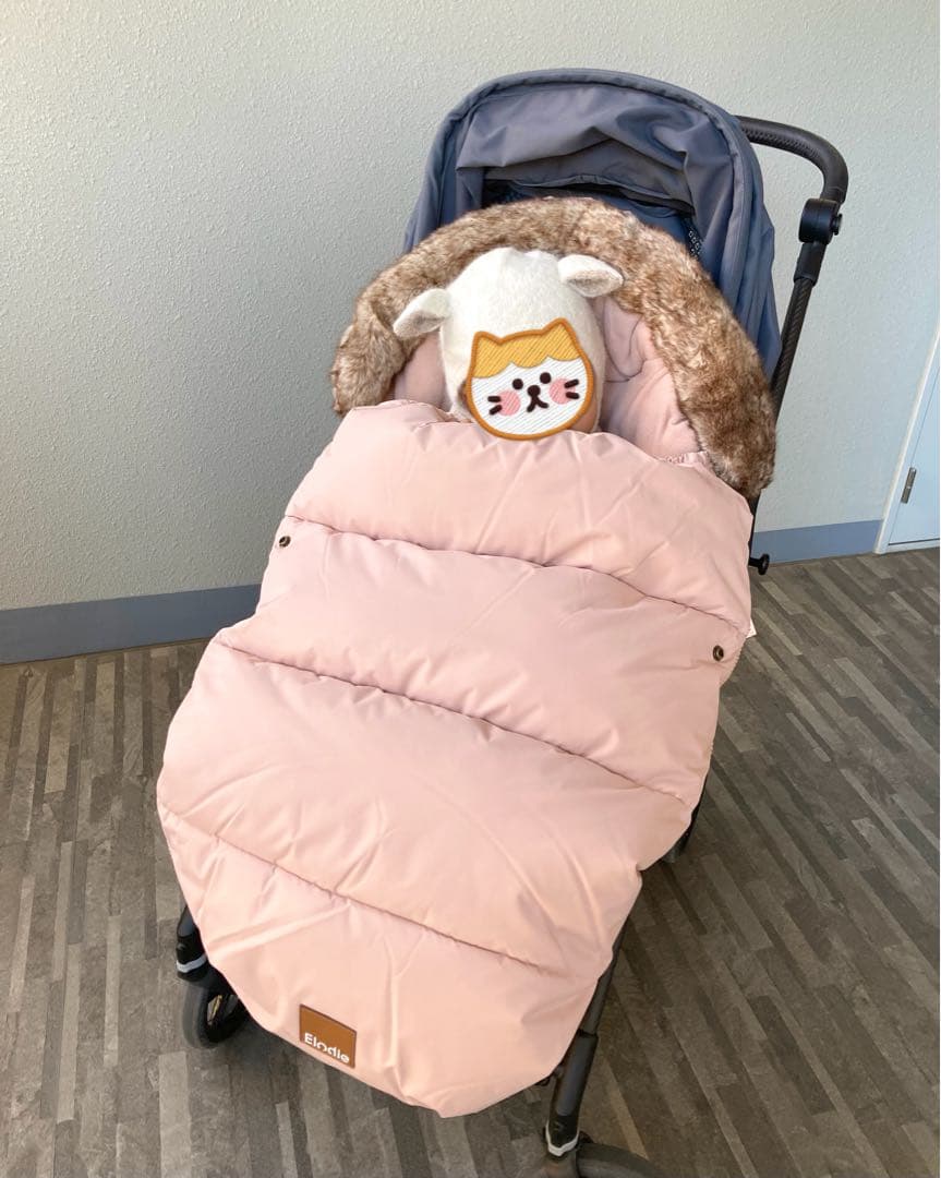 ✨エロディ✨ Elodie フットマフ ベビーカー 防寒 カバー ピンク