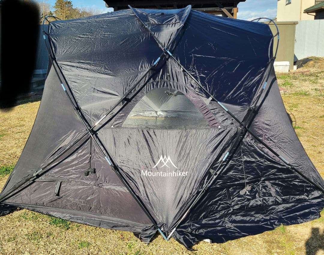 Mountainhiker ドーム型シェルターテント 自立 煙突穴付き キャンプ
