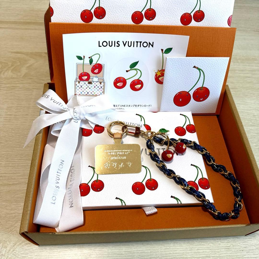 LV TM チェリー フォーンチャーム ルイヴィトン 村上隆