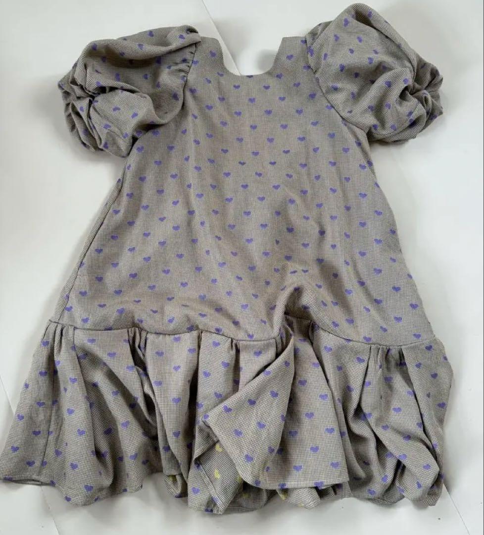 ワンピース Uhr Heart Mom Dress 5-6y purple