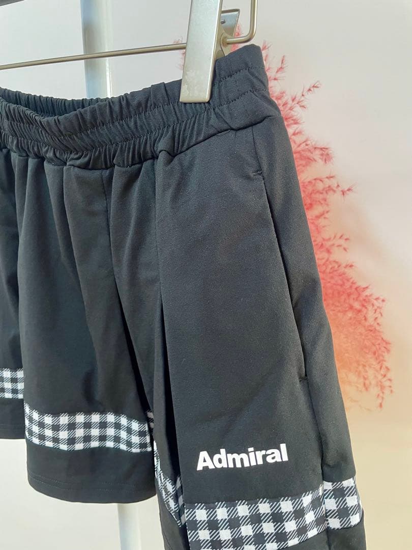 ADMIRAL新品紙タグ付き⭐️ギンガムチェックラインタックスコートテニスウエア