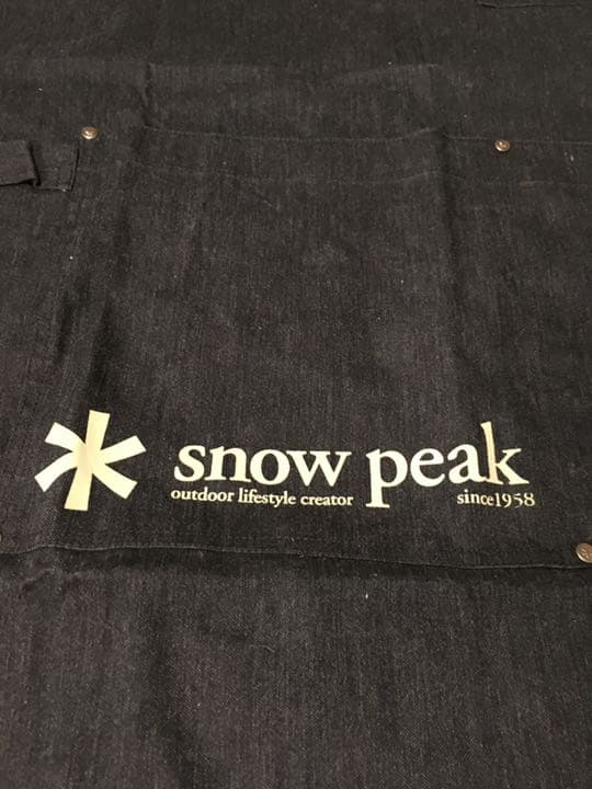 新品 PEAK スノーピーク NOASOBI エプロン ネイビー