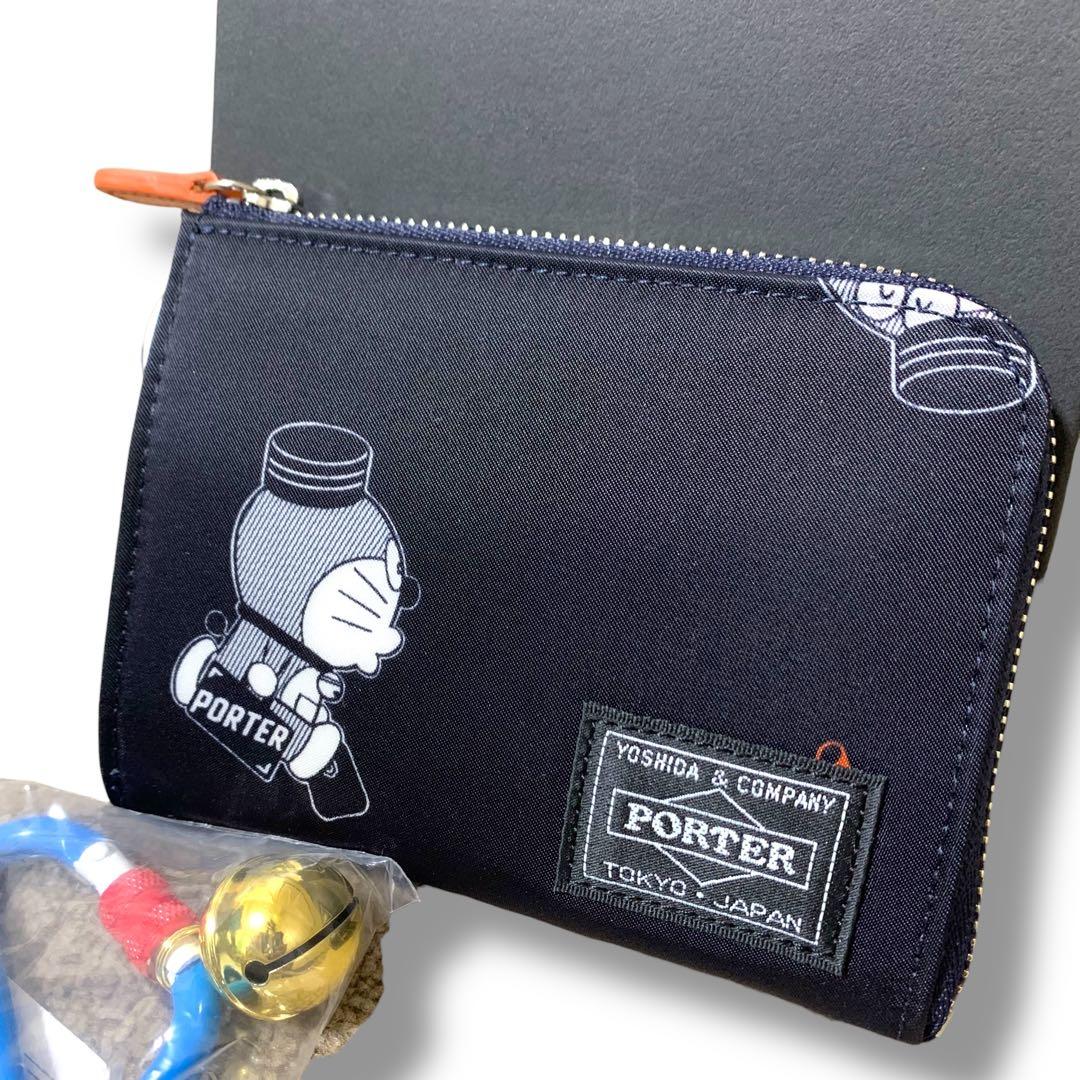 新品　ドラえもん×PORTER マルチウォレット ネイビー　おまけ付き　希少